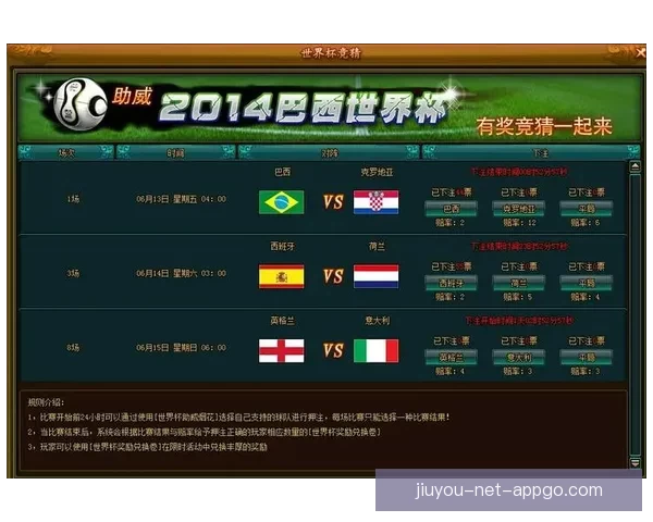 世界杯精彩竞猜平台尽享全球赛事乐趣与奖金盛宴